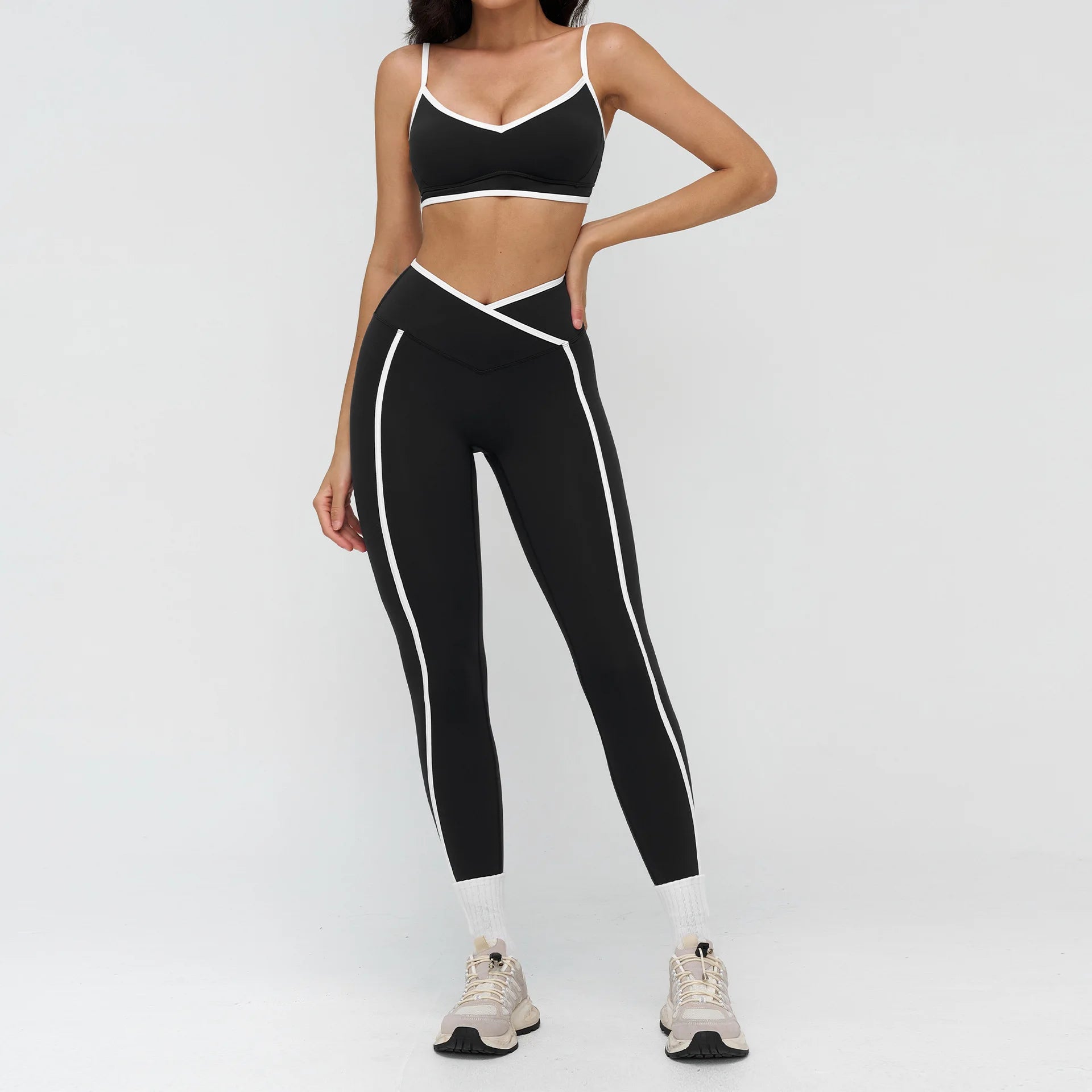 2 Pieces Yoga Set Workout Outfit - Gym Set