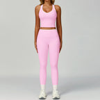 Gym Tracksuit Set 2 Piece Workout Outfits