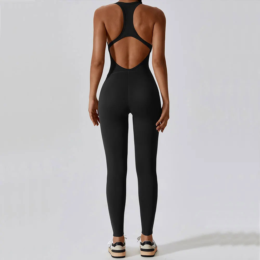 Jumpsuit Sport Overalls - Pilates Outfit