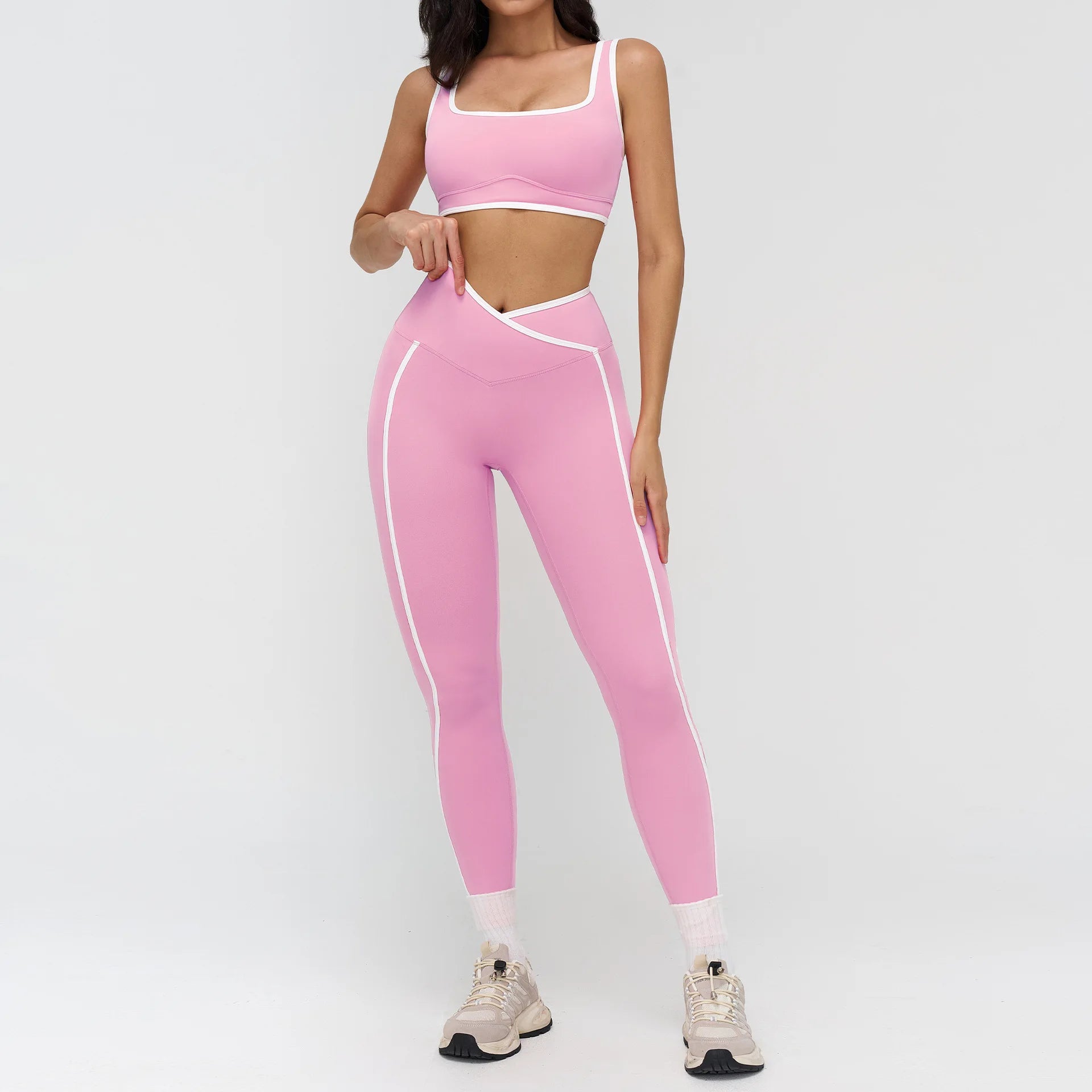 2 Pieces Yoga Set Workout Outfit - Gym Set
