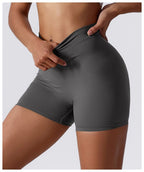 Sexy Stretch Yoga Shorts With Hip Lifting And Abdominal Tightening