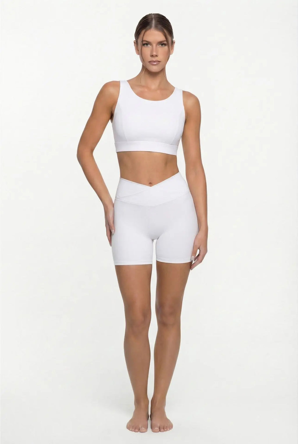 Solid Color Two Piece Gym Set