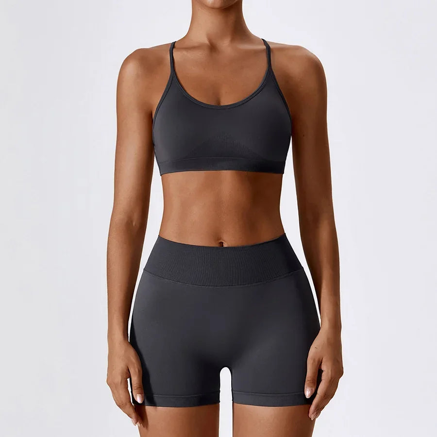 2PCS Yoga Seamless Set