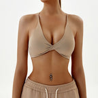Cross Back Straps Fitness Bra