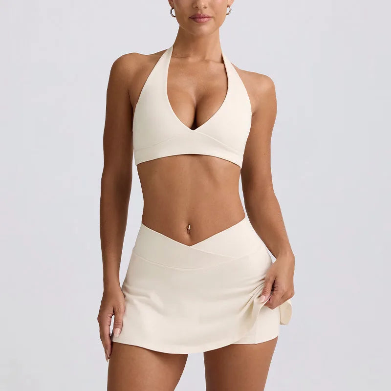 Tennis Top Skirt Set 2 Piece