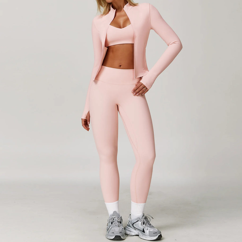 Gym Outfit - Tracksuit 2/3PCS Yoga Suit Sports Set
