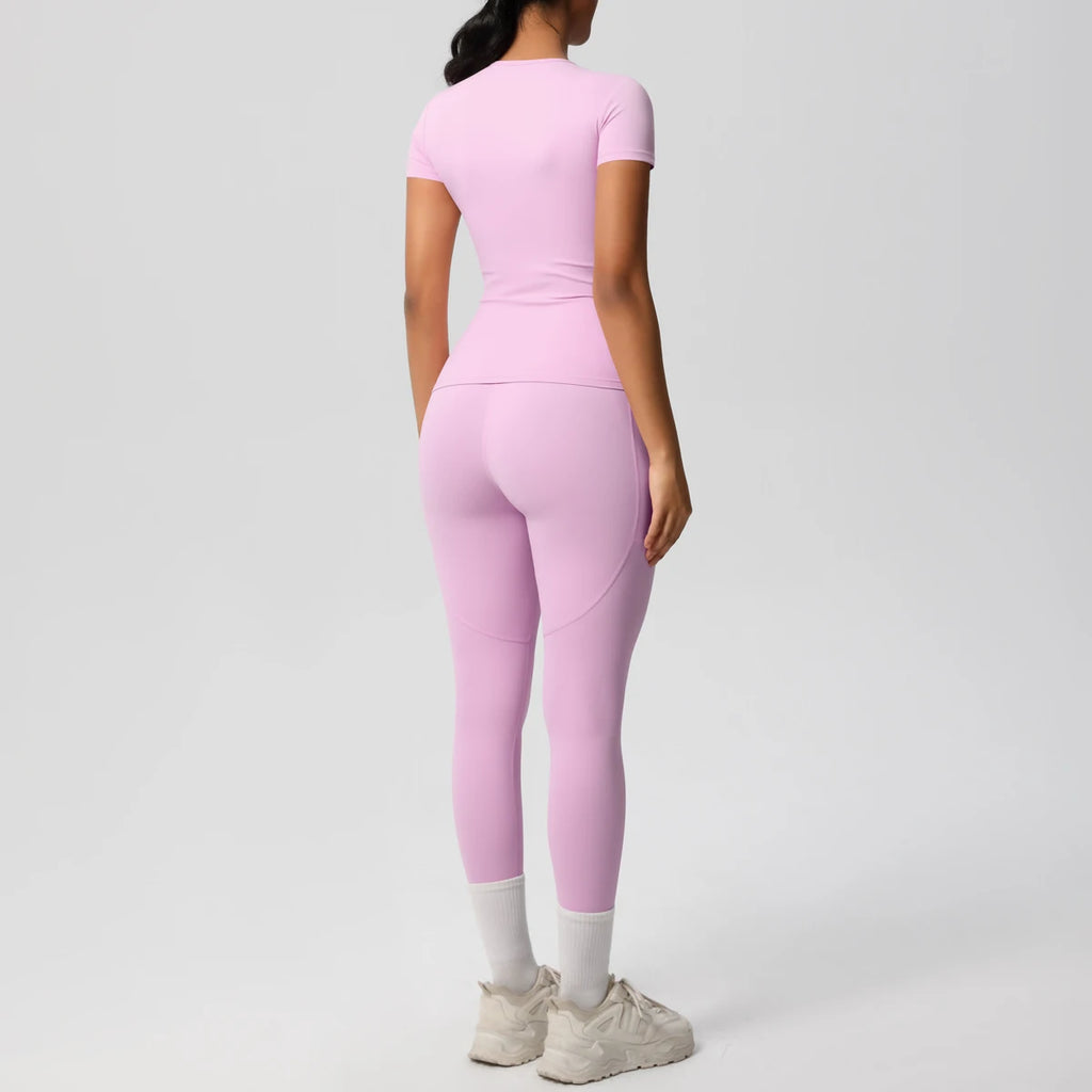 Yoga Suit Leggings Gym Set