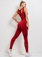 Seamless Activewear 2 Piece Set - High Waist Leggings & Sports Bra