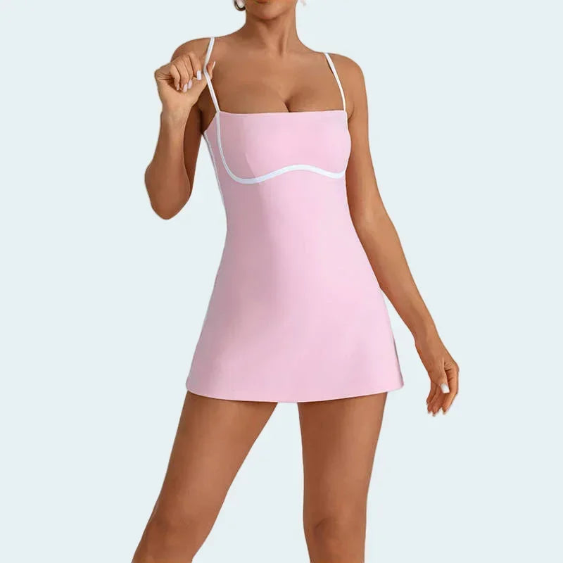 Golf Tennis Badminton One-Piece Casual Workout Suit