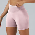 Summer Yoga Shorts High Waist Breathable Fitness Booty-Lifting Sports Running Shorts