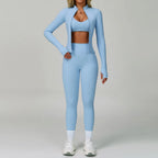 2-3PCS Yoga Suit - Tracksuit Sports Bra High Waist/Leggings Shorts Outfit