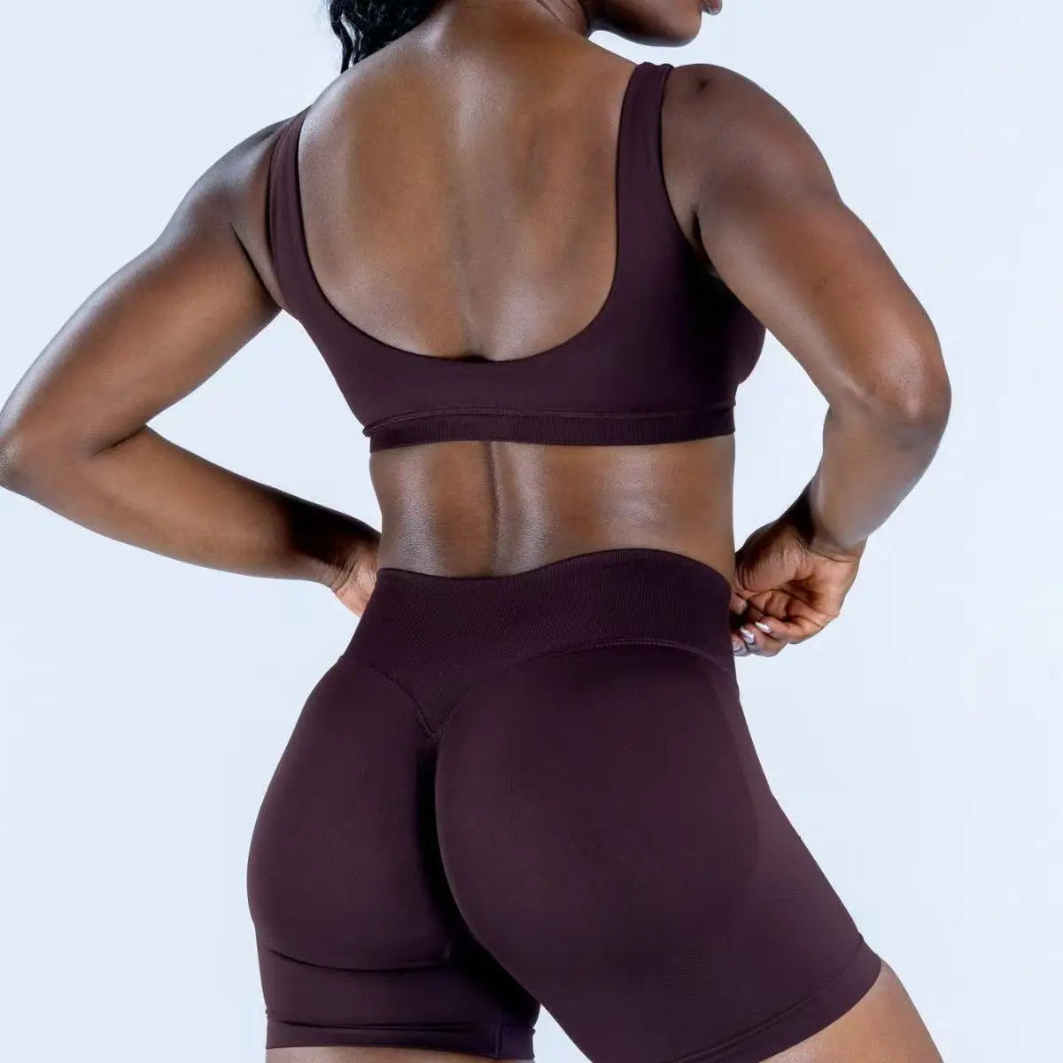 Scoop Back Bra Shockproof Training Gym & Running Fitness Breathable Top