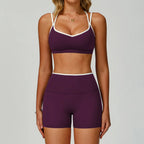 Gym Tracksuit Set 2 Piece Workout Outfits