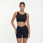 Solid Color Two Piece Gym Set