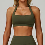 New Sports Bra - Top High Support Open Back Gym Sportswear