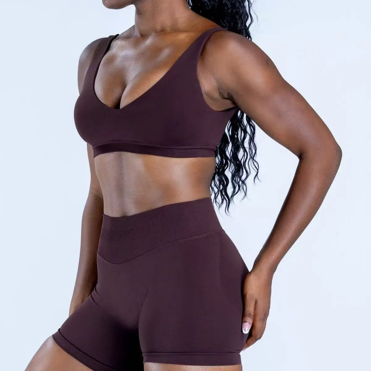 Scoop Back Bra Shockproof Training Gym & Running Fitness Breathable Top