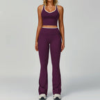 Gym Tracksuit Set 2 Piece Workout Outfits