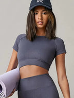 Seamless Sport T Shirt - Short Sleeve Yoga top