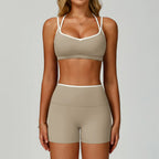 Gym Tracksuit Set 2 Piece Workout Outfits