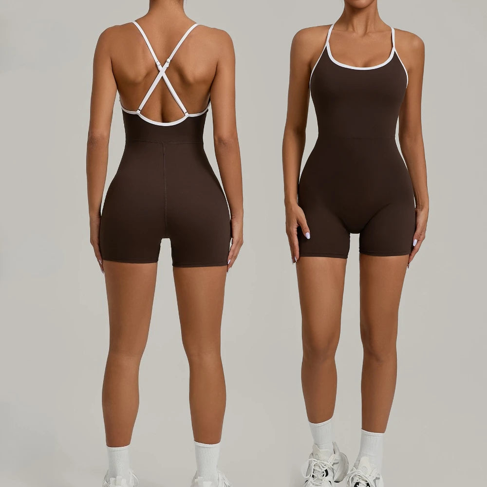 Summer Sports Overalls - One Piece Shorts Suit