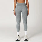 Seamless Yoga Pants High Waist Ribbed Gym Wear - Scrunch Bum Tights