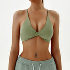 Cross Back Straps Fitness Bra