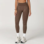 Seamless Yoga Pants High Waist Ribbed Gym Wear - Scrunch Bum Tights