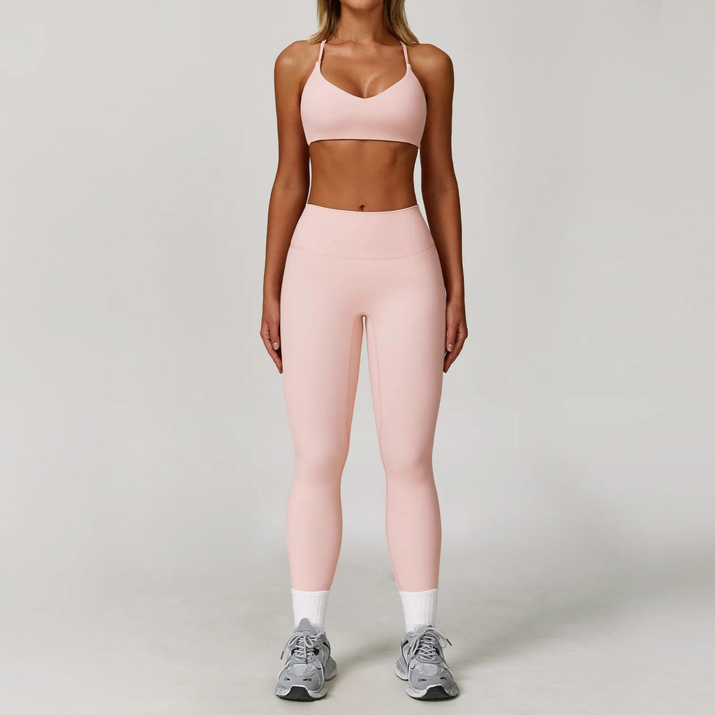 Gym Outfit - Tracksuit 2/3PCS Yoga Suit Sports Set