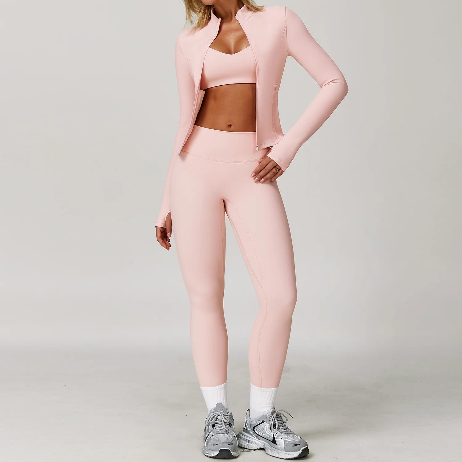 Gym Outfit - Tracksuit 2/3PCS Yoga Suit Sports Set