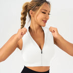 Sporty Sleeveless Top - Gym Tank Top