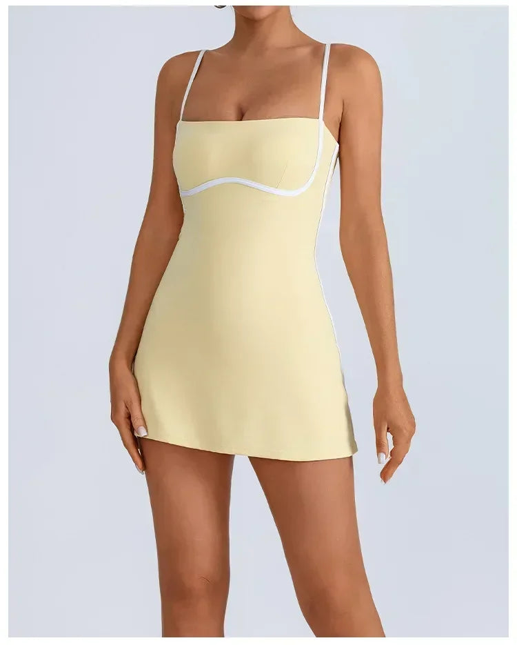 Golf Tennis Badminton One-Piece Casual Workout Suit