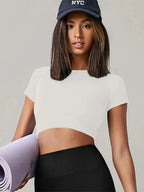 Seamless Sport T Shirt - Short Sleeve Yoga top