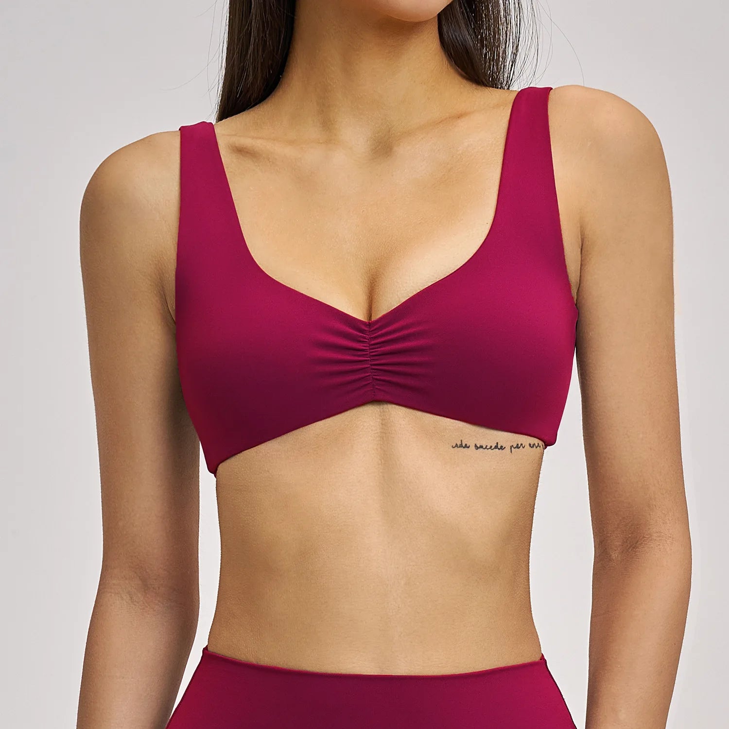 Sports Bra Top - Push Up Fitness Yoga Bra
