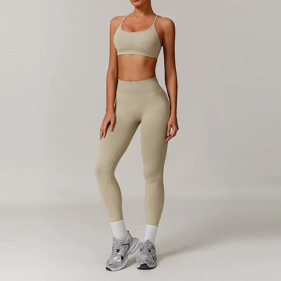 2PCS Yoga Seamless Set