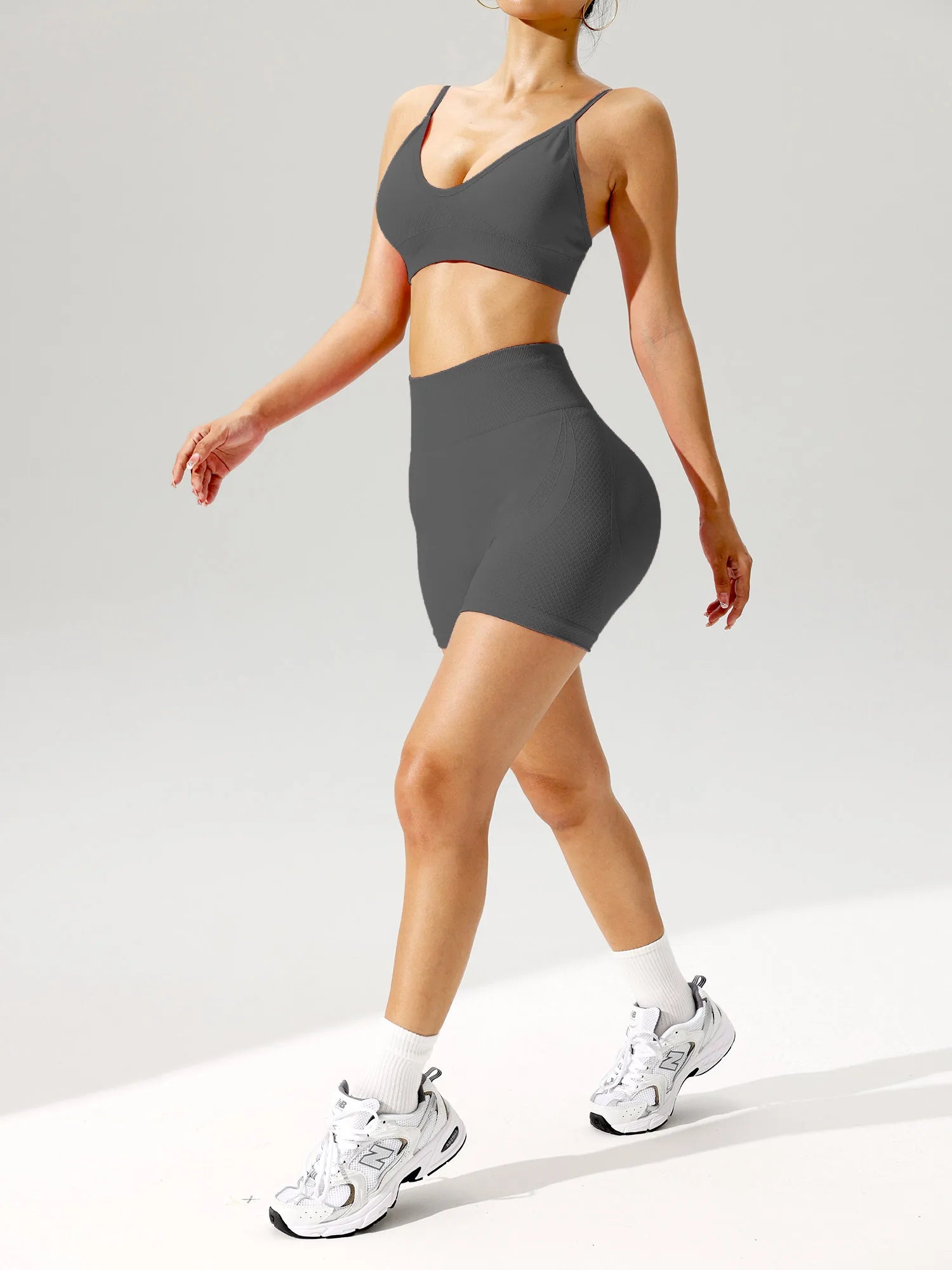 2 pcs/set Sports Bra Shorts Legging Set