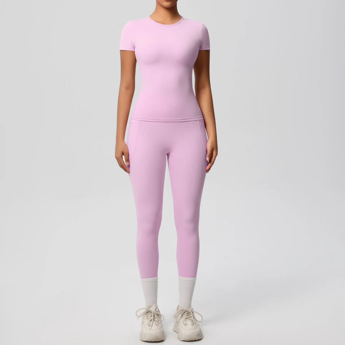 Yoga Suit Leggings Gym Set