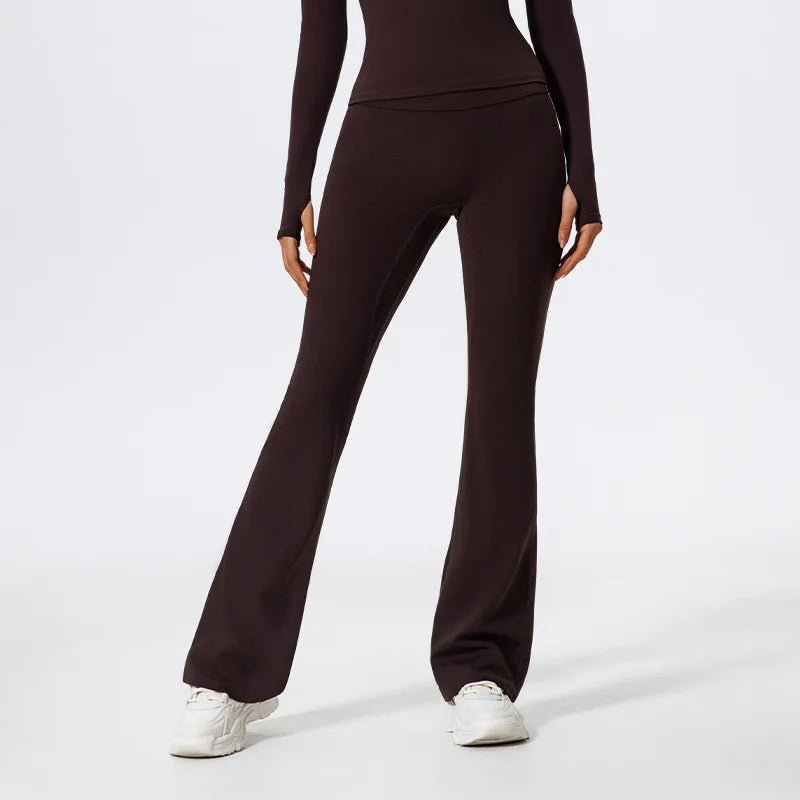 Wide Leg Tight Hip Flared Pants