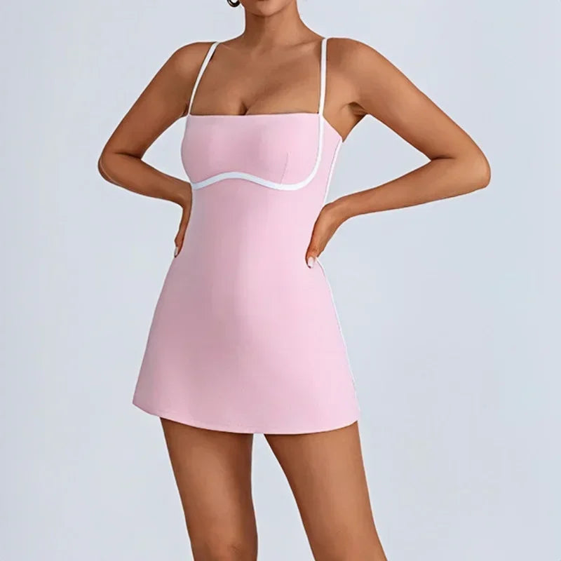 Golf Tennis Badminton One-Piece Casual Workout Suit