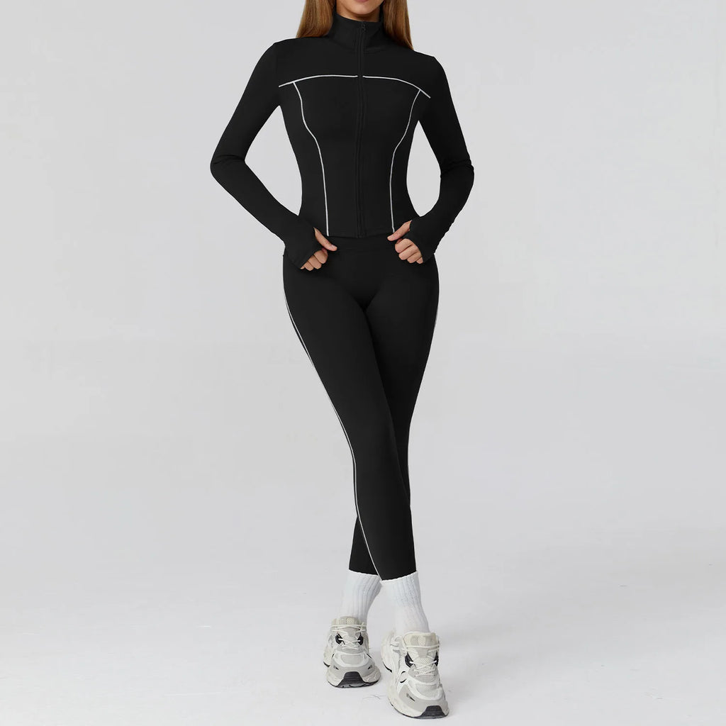Set 2/3PCS Gym Outfit - Sports Set High Waist Leggings