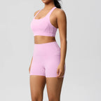 2PCS Pocket Yoga Set – Seamless High Waist Gym Outfit
