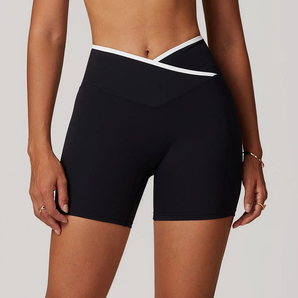 Fitness Shorts V-shaped Waist Running Shorts