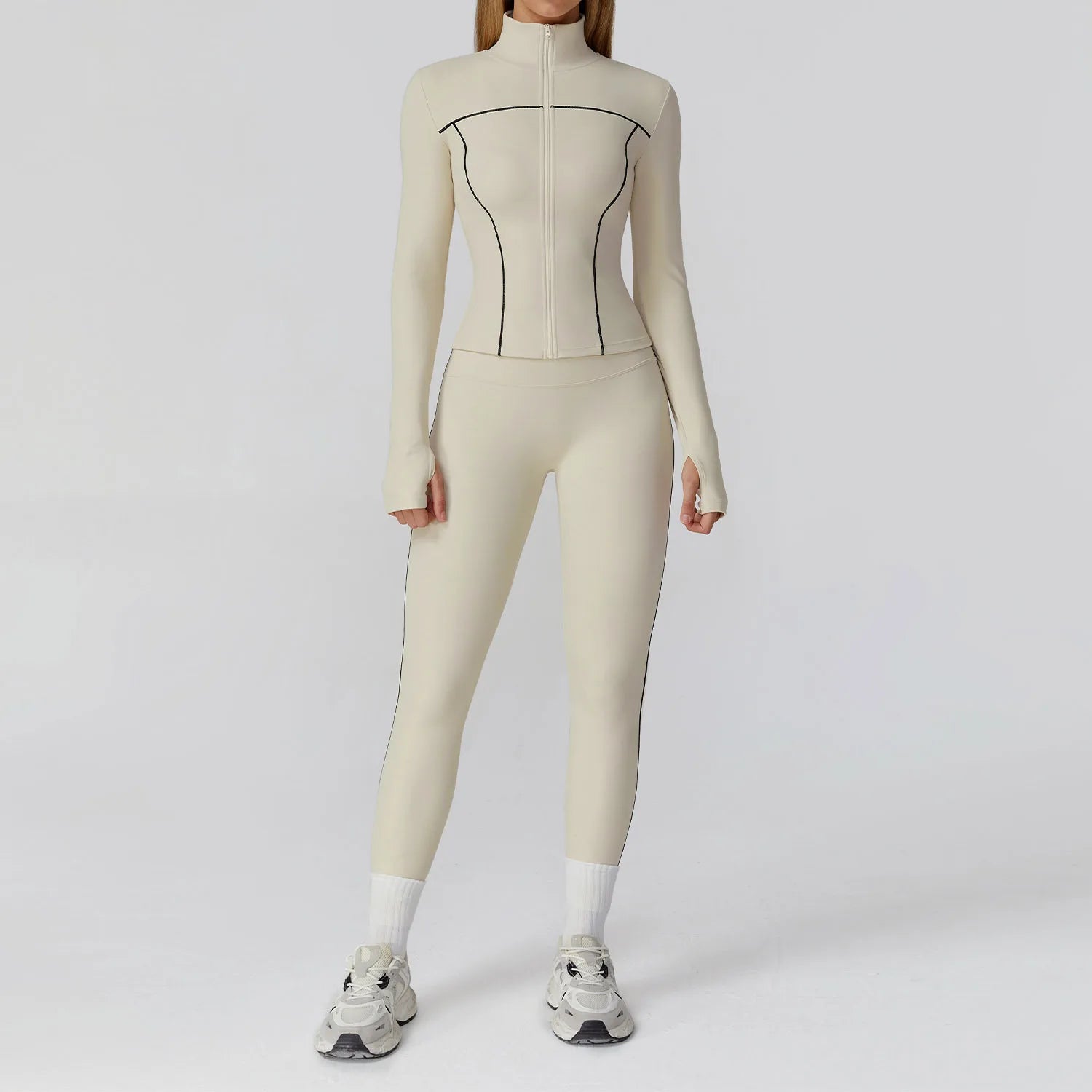 Set 2/3PCS Gym Outfit - Sports Set High Waist Leggings