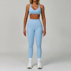 2-3PCS Yoga Suit - Tracksuit Sports Bra High Waist/Leggings Shorts Outfit
