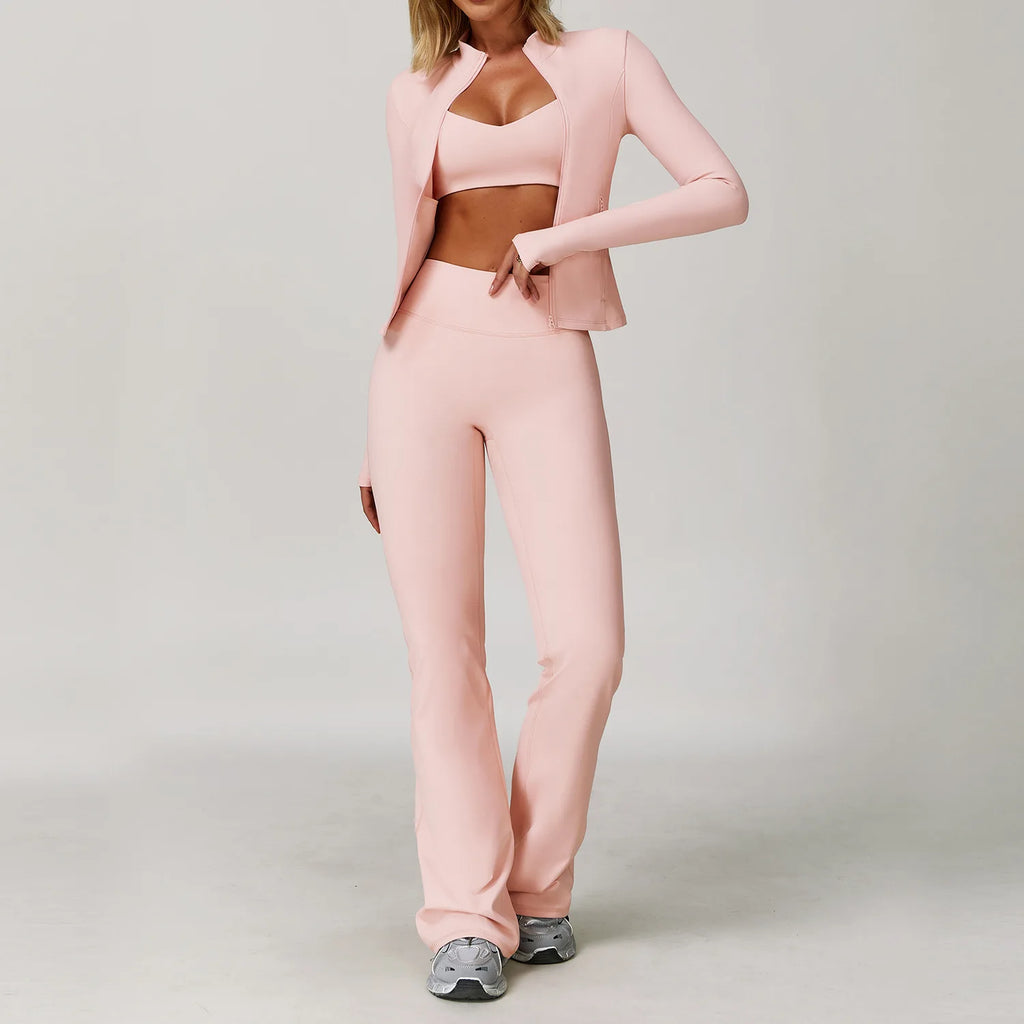Gym Outfit - Tracksuit 2/3PCS Yoga Suit Sports Set