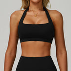 New Sports Bra - Top High Support Open Back Gym Sportswear