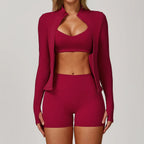 Gym Outfit - Tracksuit 2/3PCS Yoga Suit Sports Set
