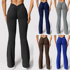 V Back Waist Leggings Women High Waisted Sports Pants