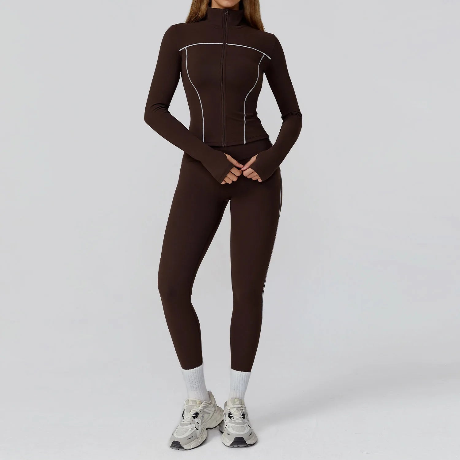 Set 2/3PCS Gym Outfit - Sports Set High Waist Leggings