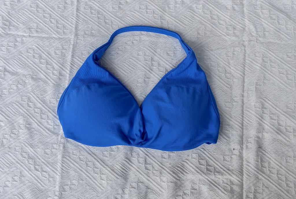 Gym top - weightlifting high support sports bra with shoulder straps