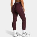 High-waist Leopard Print Slim Yoga Pants - High Elasticity, Skin-friendly, Running and Fitness Women's Long Pants